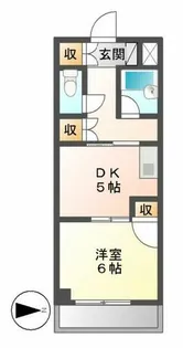 タウンM&E A棟【303号室】の間取り