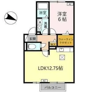 セジュール藤塚【1階】の間取り