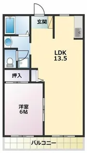 第二大清水ハイツ【101号室】の間取り