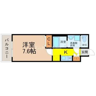 S-RESIDENCE堀田【5階】の間取り