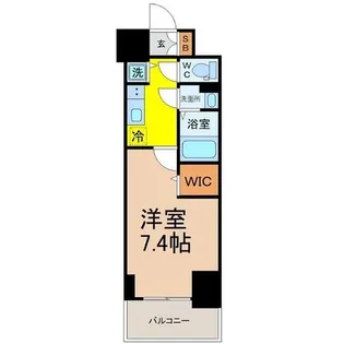 エスリード栄エステージ【10階】の間取り