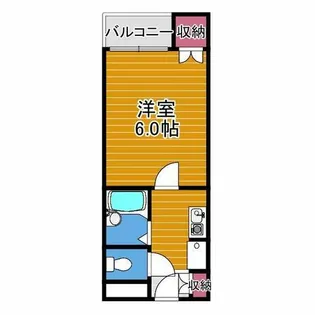 RX富田林【4階】の間取り