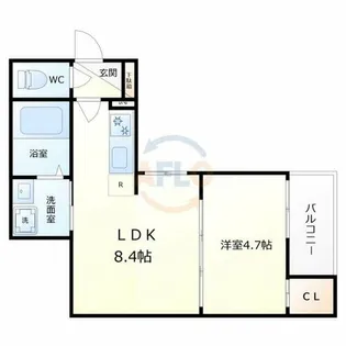 F asecia Iaso【2階】の間取り