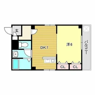 ドムール甲子園【5階】の間取り