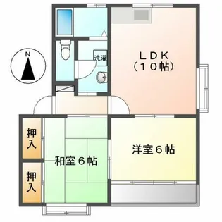 メゾン小崎【101号室】の間取り