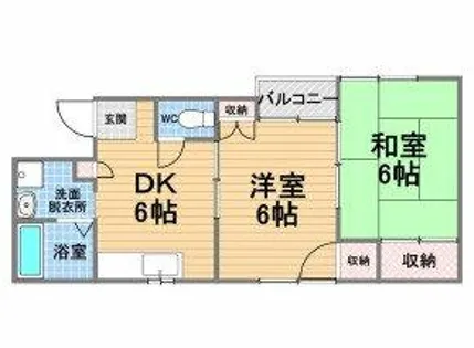 パラシオ【2階】の間取り
