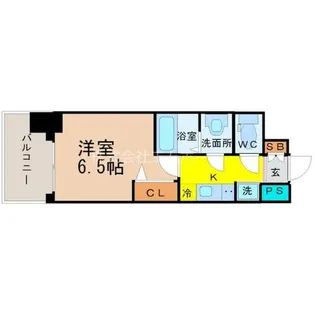 プレサンスNAGOYA本陣【3階】の間取り