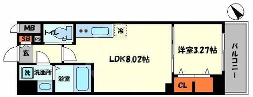 FDS AERAS VIM【3階】の間取り