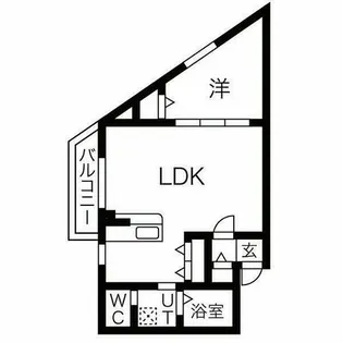 DEVELD栄生 WEST【2階】の間取り