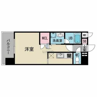 プライムアーバン博多【1003号室】の間取り