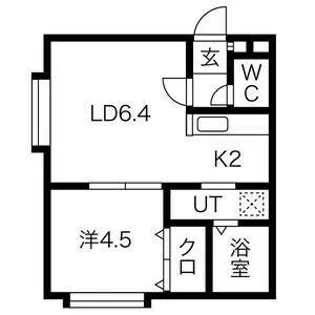 フェリス・ノルテ【2階】の間取り