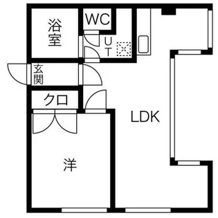 サンルート【305号室】の間取り