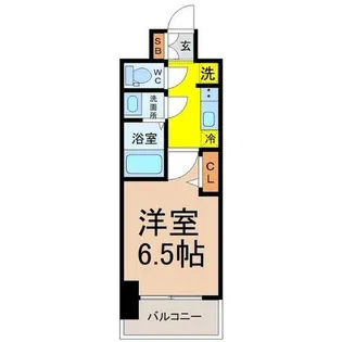 SOLメイクス新栄【4階】の間取り