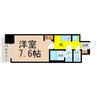 メイクスWアート丸の内【11階】の間取り