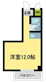 バラード47【205号室】の間取り