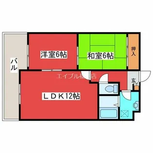 ティアラ豊平公園【1階】の間取り