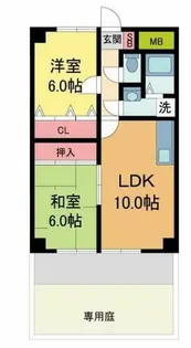 アミスター宝塚【1階】の間取り