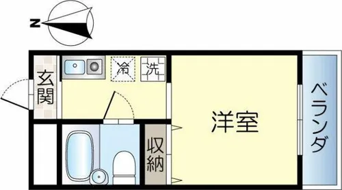 ロイヤルミサワ【6階】の間取り
