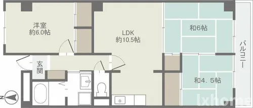 吉田マンション・東雲パートII【1階】の間取り