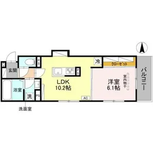 D-ROOM壬生森町【2階】の間取り