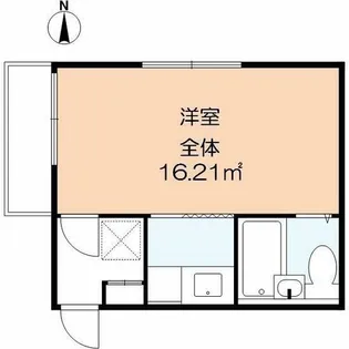 サン明石【202号室】の間取り