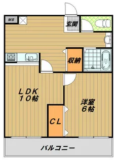 ヴィラン橋本【3階】の間取り