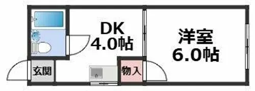 クレインズマンション【3階】の間取り