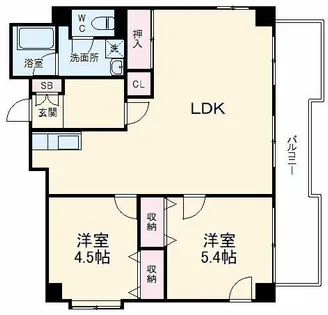 セントヒルズ東豊中【5階】の間取り
