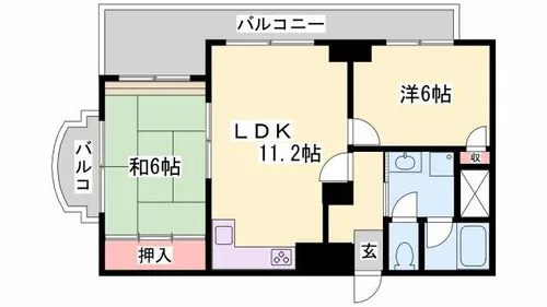 ソレイユ神田【503号室】の間取り