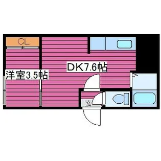 アイアール麻生Ⅵ【101号室】の間取り