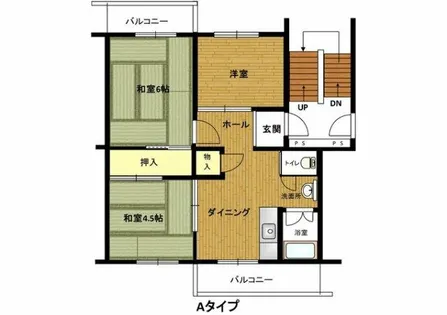 兵庫県公社 播磨本荘1号棟【5階】の間取り