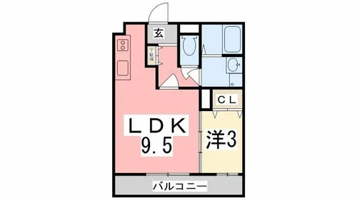 ローレルコート宮西【103号室】の間取り