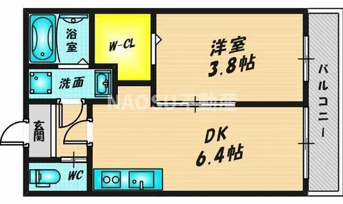 プレミール御幸【2階】の間取り