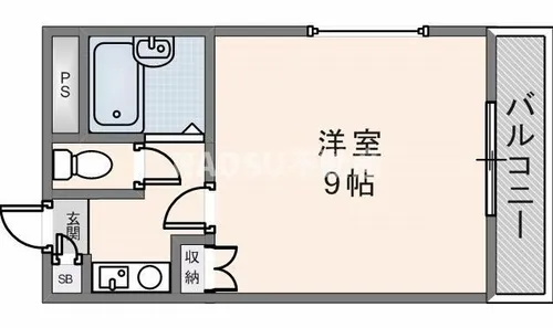 SEAウエストコート【2階】の間取り