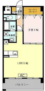 キラクマンション【4階】の間取り