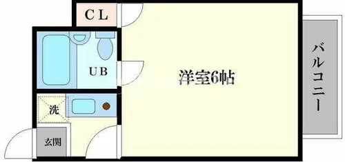 ライズ芦原橋【11階】の間取り