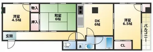 メゾンドデリシャス【4階】の間取り