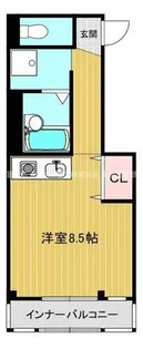 パークシティ長居【302号室】の間取り