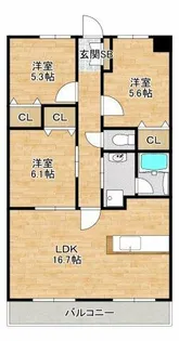 ネオコート【3階】の間取り