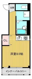 パークシティ長居【401号室】の間取り