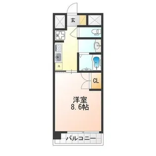 ラグゼナ梅小路京都西【3階】の間取り