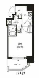 エグゼ堺筋本町【12階】の間取り