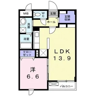 CASA AZ【2階】の間取り