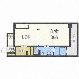 レユニール優【4階】の間取り