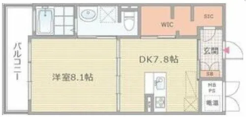 レユニール優【3階】の間取り