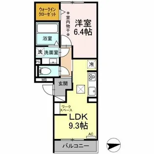 LIEN(リアン)【3階】の間取り