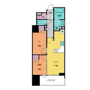 GRAN PASEO名古屋伏見【604号室】の間取り