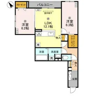 パノフグランデ【3階】の間取り