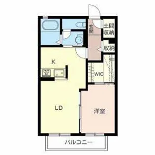 大阪府大阪狭山市今熊3丁目【アパート】の間取り