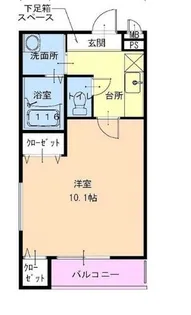 フジパレス東園田【3階】の間取り